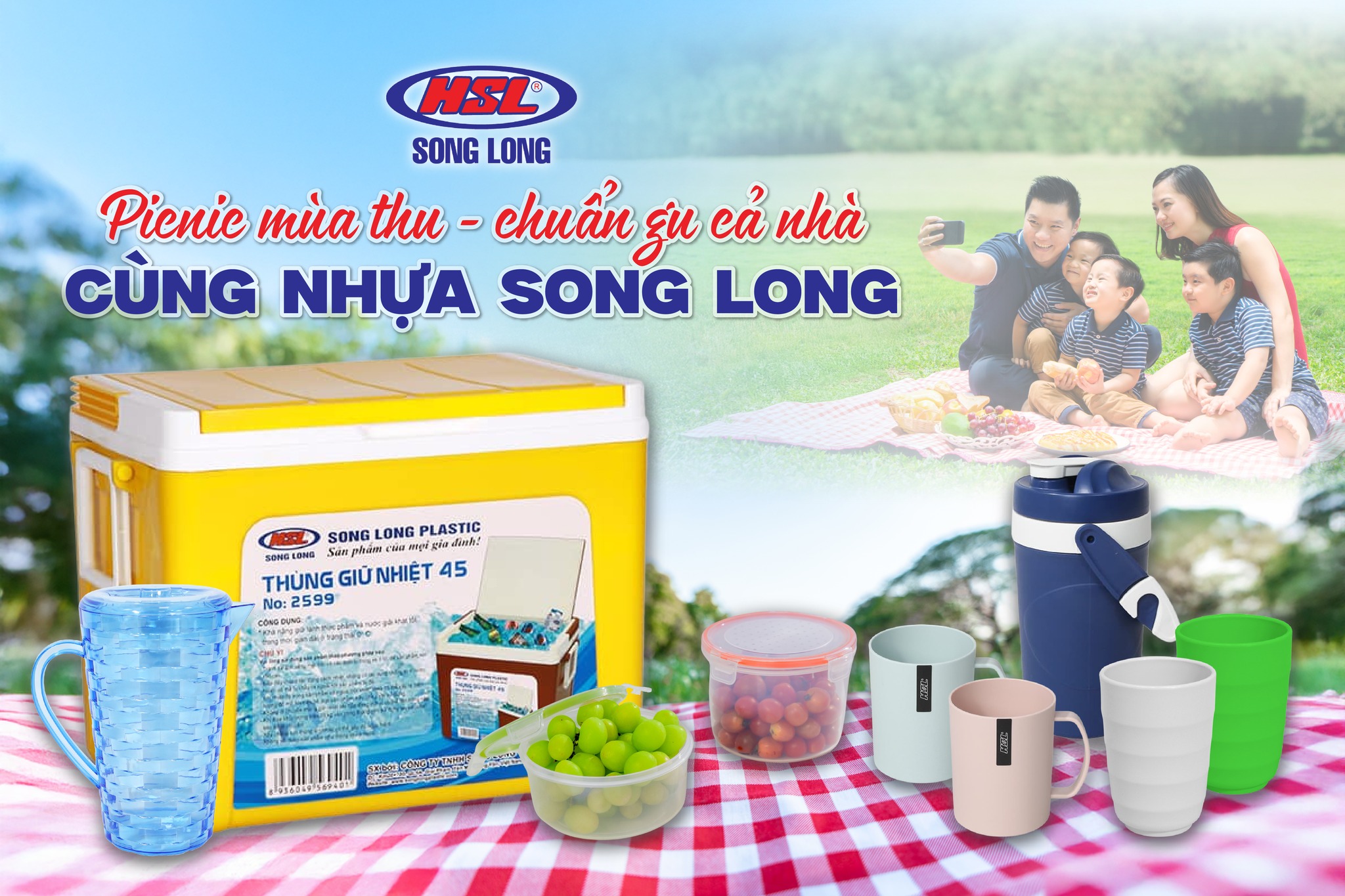 Cùng Nhựa Song Long picnic Mùa Thu – Chuẩn gu gia đình!