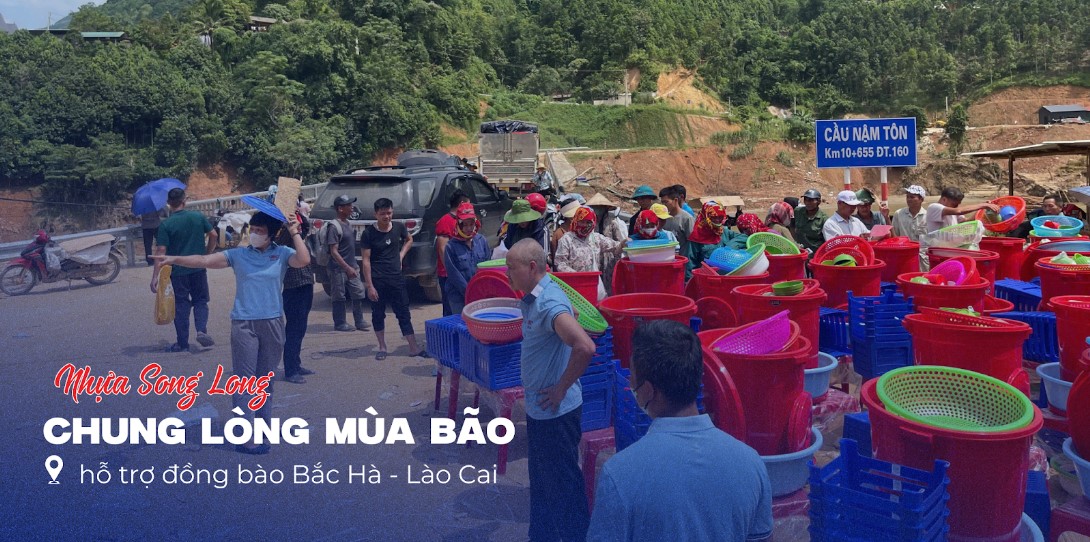 Chung lòng mùa bão: Công ty Nhựa Song Long hỗ trợ đồng bào Huyện Bắc Hà – Tỉnh Lào Cai